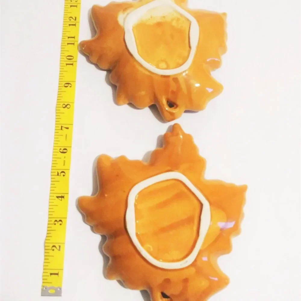 Vintage‎ Porcelain Set of 2 leaves, Dishes